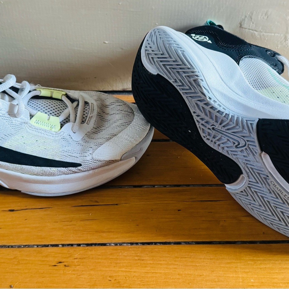 Nike Gianni’s White and black with Yellow Accents